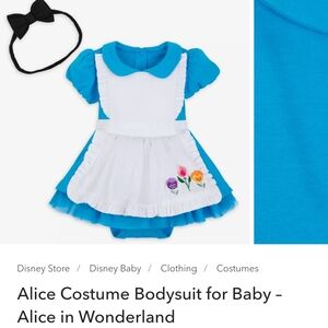 3-6mo old sized Alice in Wonderland costume